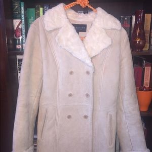 Kenneth Cole Reaction shearling coat